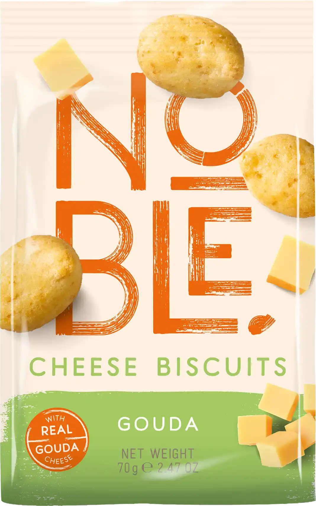 NOBLE cheese buiscits Gouda Pure