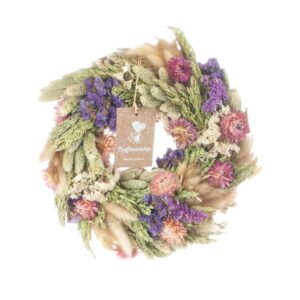 Nordic Bloom - naturkrans i rosatoner 30cm